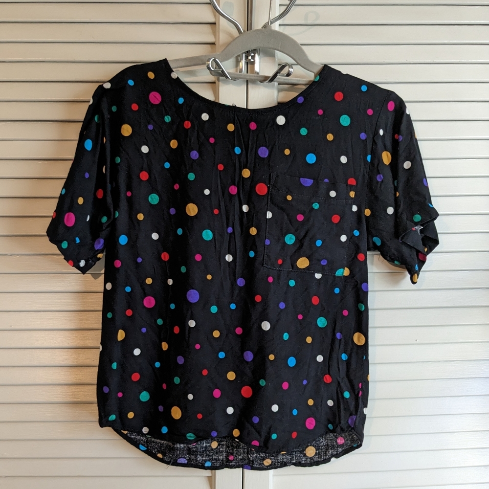 Vintage Polka dot Blouse